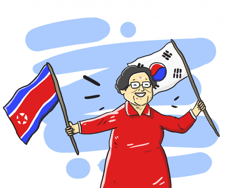 Megawati, Harapan Damai Semenanjung Korea